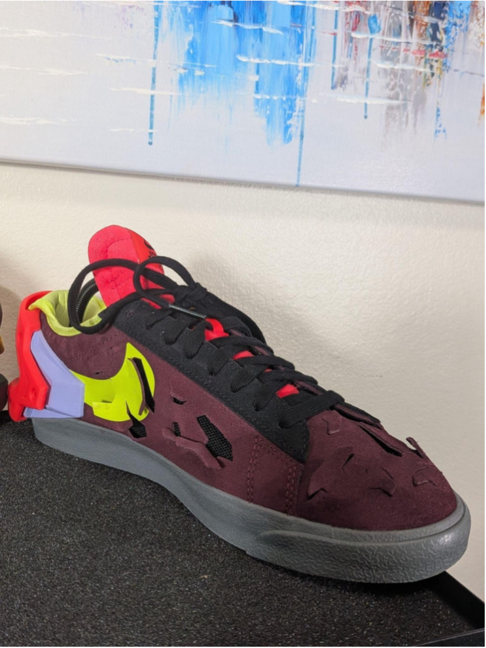 Nike Blazer Low X Acronym Shoes Mens Size 9.5 Multicolor Sneakers DN2067-600 - Picture 8 of 11
